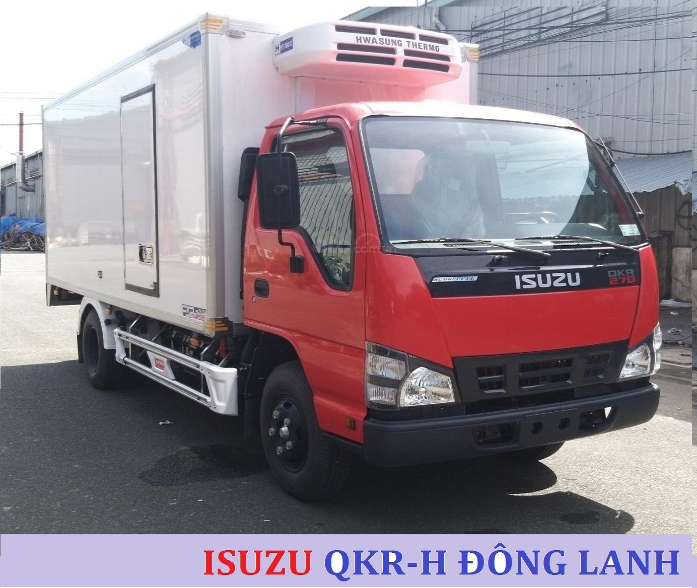 Xe tai isuzu QKR-H thùng đông lạnh 1,9T